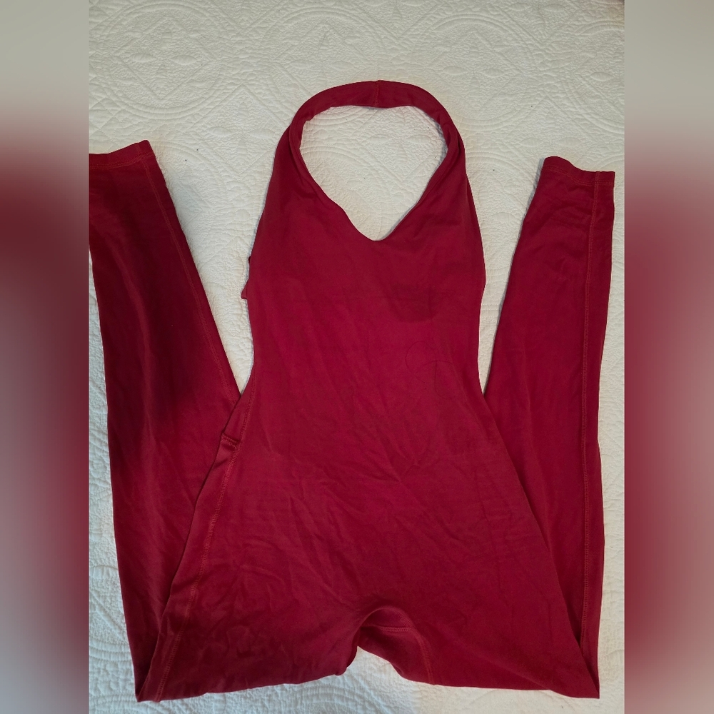 Oner Active Red Halter Jumpsuit